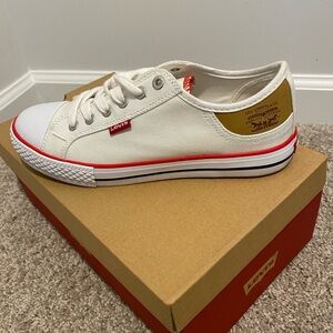 All white sneakers will never go out of style!